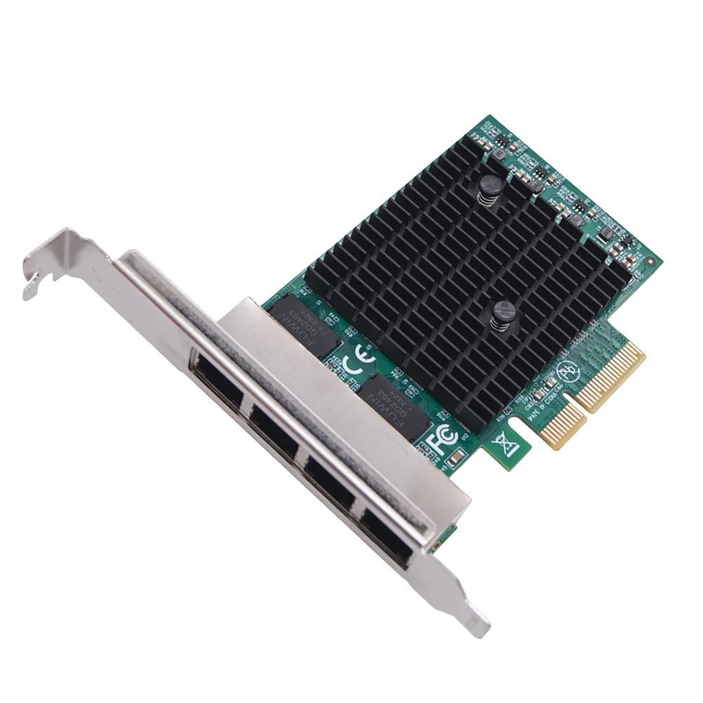 1/2/4 منفذ 2.5 جيجابايت PCIe بطاقة الشبكة جيجابت إيثرنت بطاقة RJ45 NIC PCI Express محول إيثرنت RTL8125BG رقاقة لمكتب الألعاب