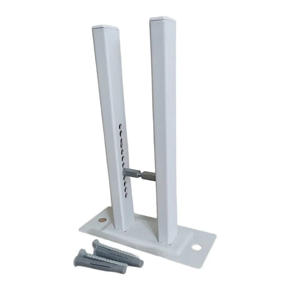 Aluminum Radiator Floor Bracket Height Adjustable 7-18cm Die-cast Construction Fits Radiators 8cm or 9.5cm Thickness