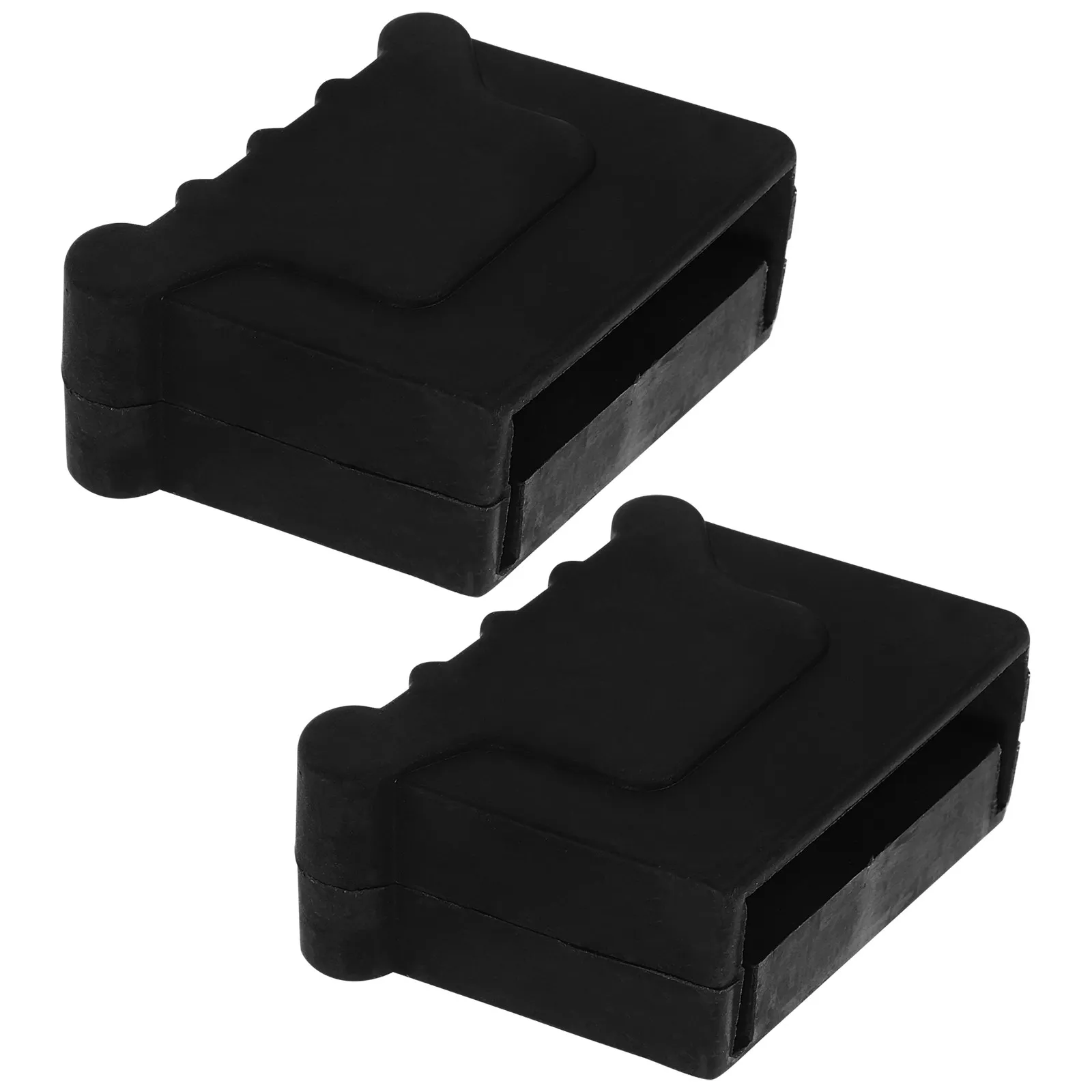 

2Pcs Ladder Rubber Feet Thickened Non Slip Pads Noise Reduction Replacement Covers for Household Engineering Ladder Stability
