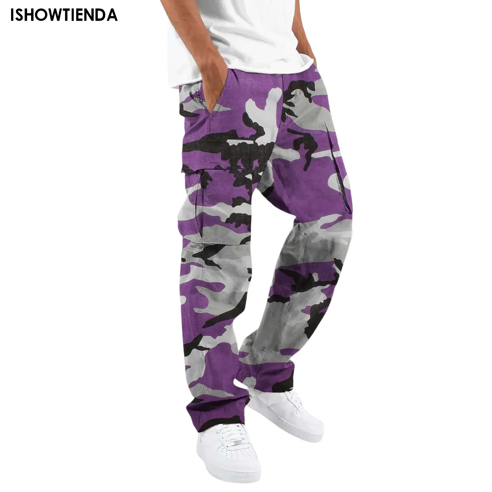 

Men'S Camouflage Pants Overalls High-Quality Trousers Sports Training Casual Work Men Comfortable Trousers Camo Joggers