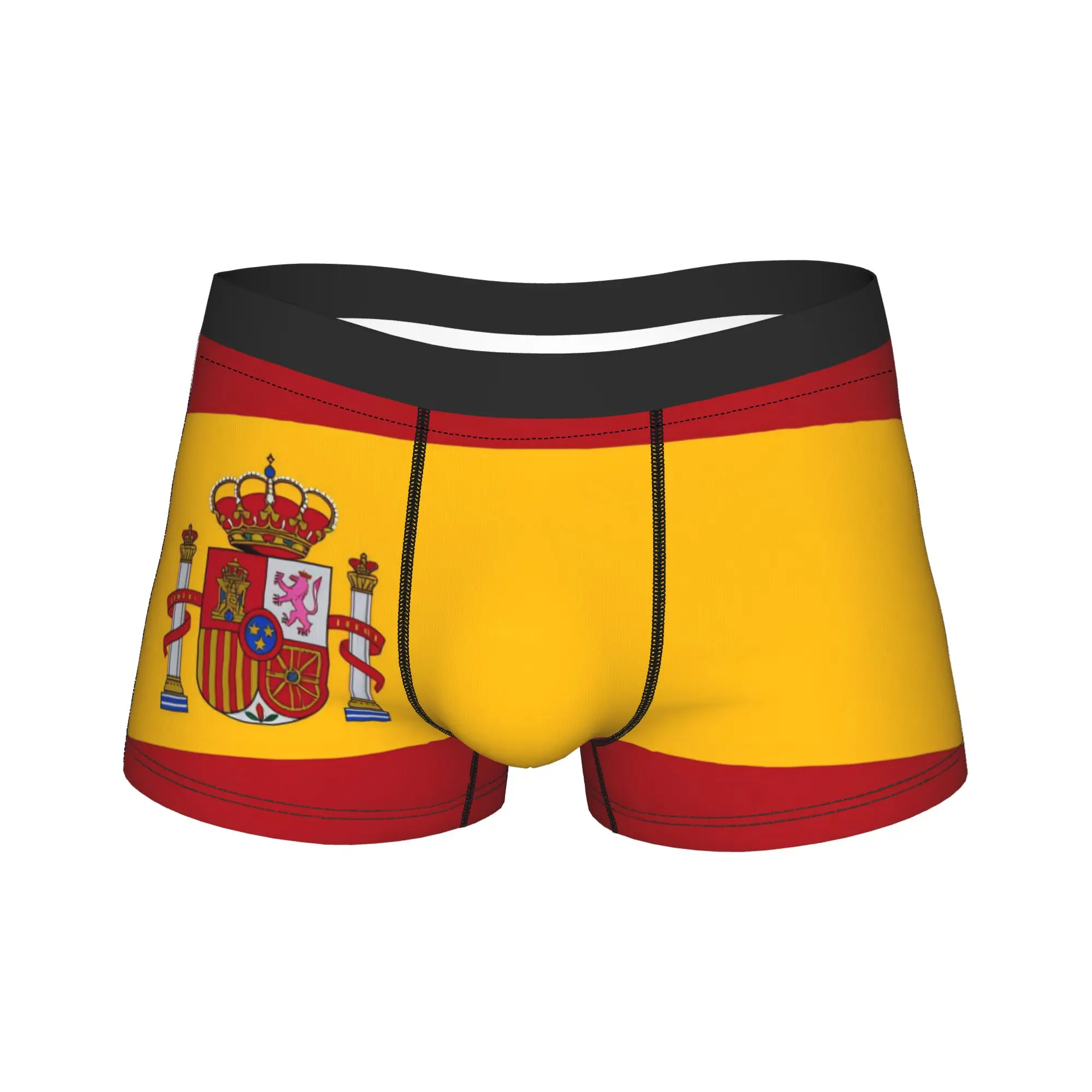 Calzoncillos bóxer de la bandera española para hombre, ropa interior cómoda de calidad, tallas grandes personalizadas