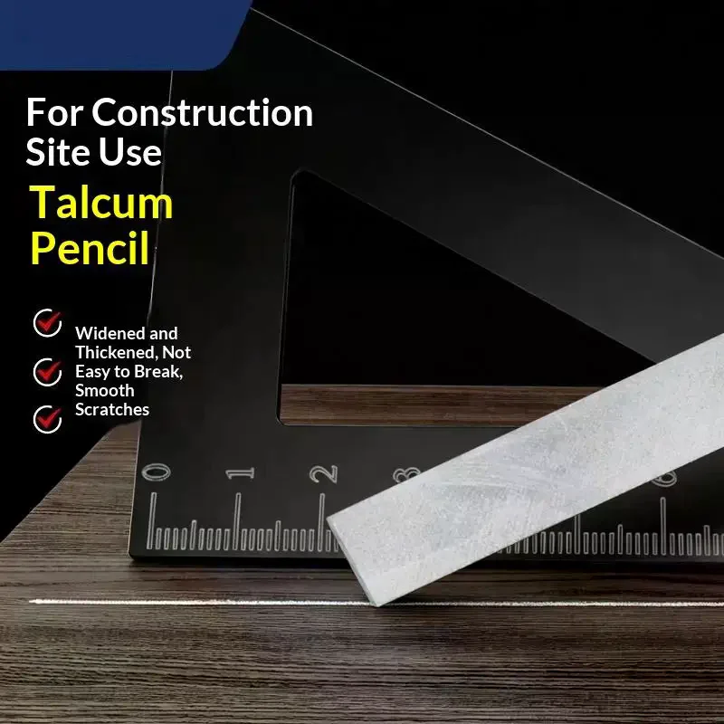 Pencil Soft Mineral Strips For Metal Cutting Scribing Crystal Talc Pen Construction Marking Plaster Pen Dust-free Chalk Slate