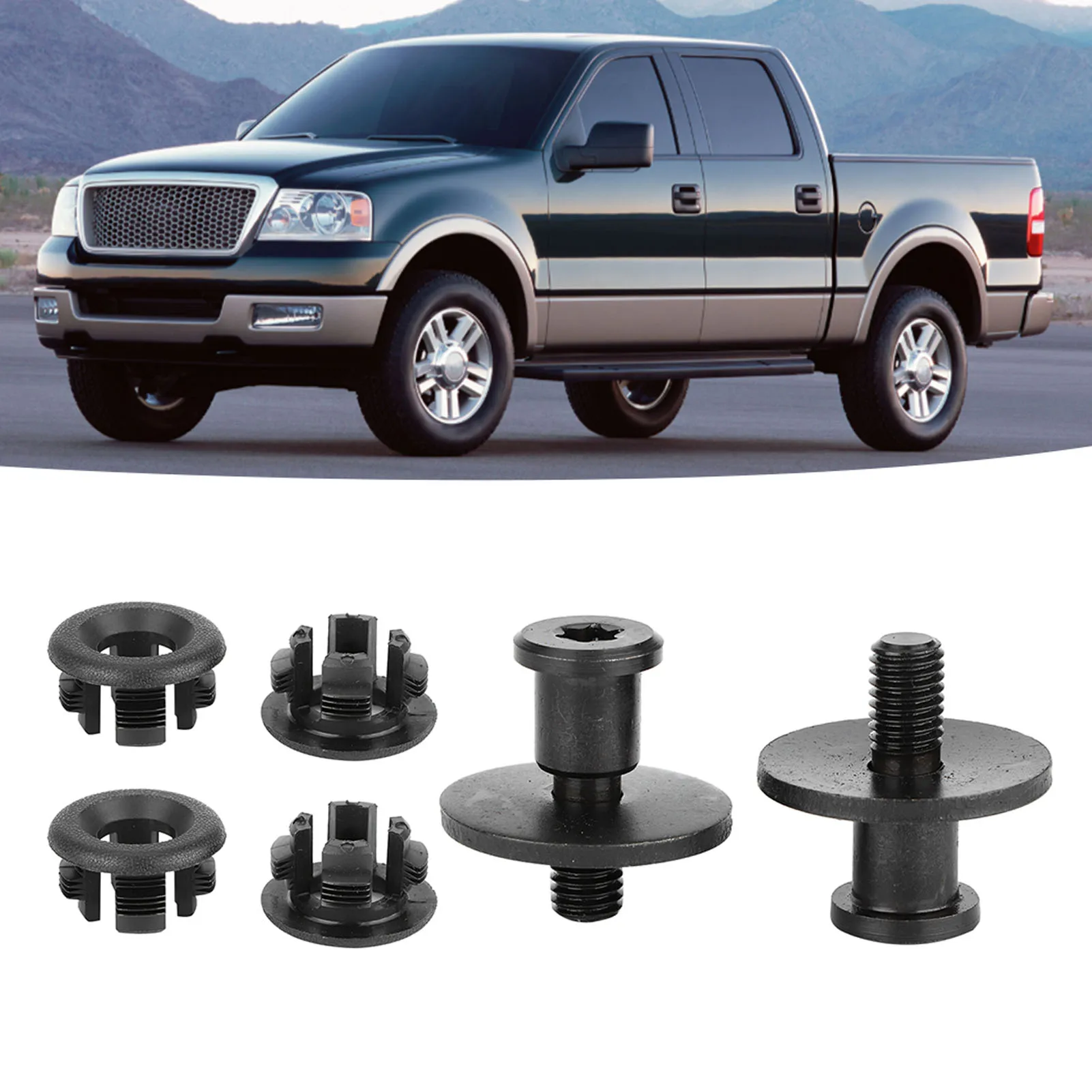 

Bed Extender Installation Kit Mounting Hardware Set Fit for Ford F-150 YL3Z84286A54AA