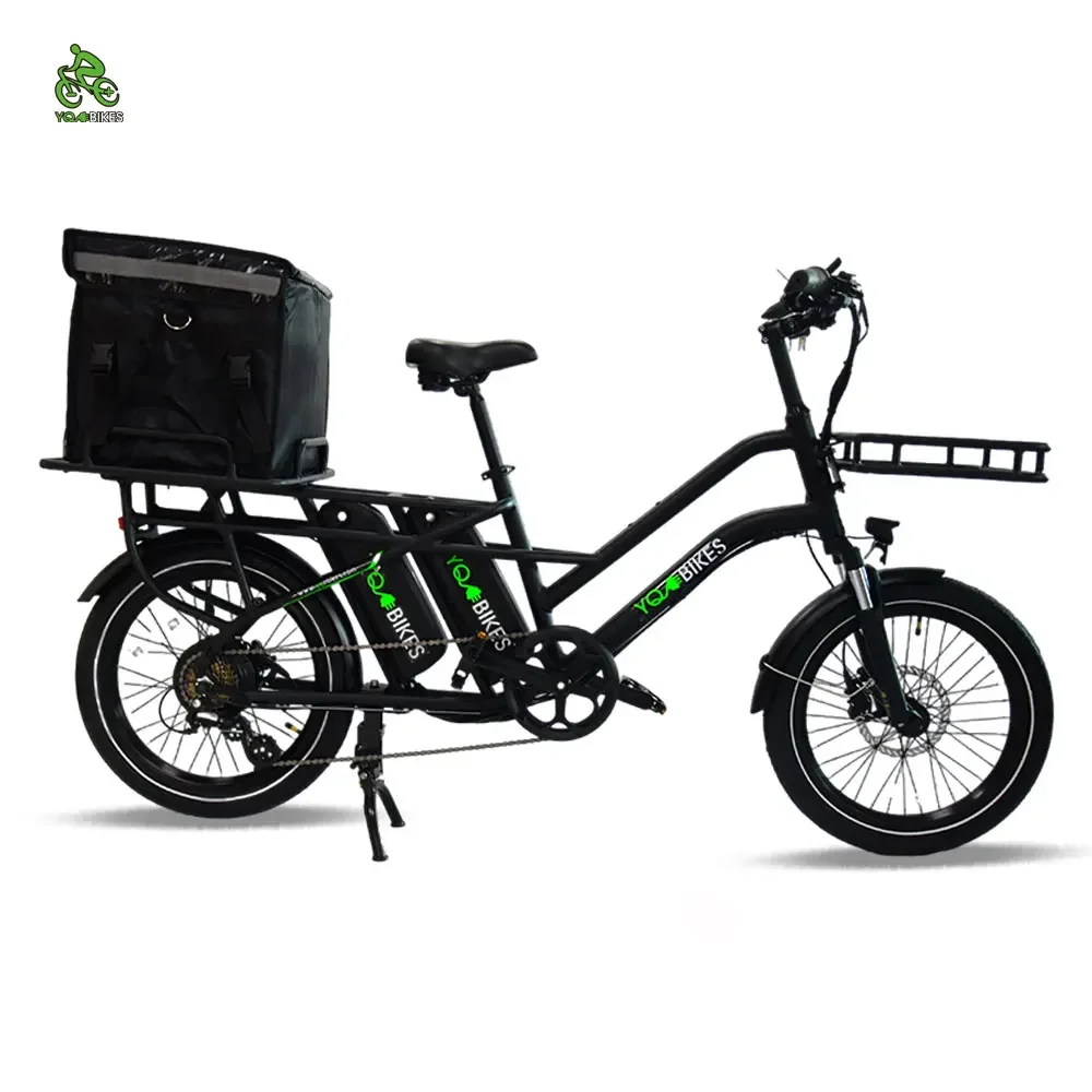 20*3.0 New Fat Electric Delivery Bike 500W35Ah 100km/h Dual Battery E-bike Electric City Bike Cargo Can Accommodate Two Children