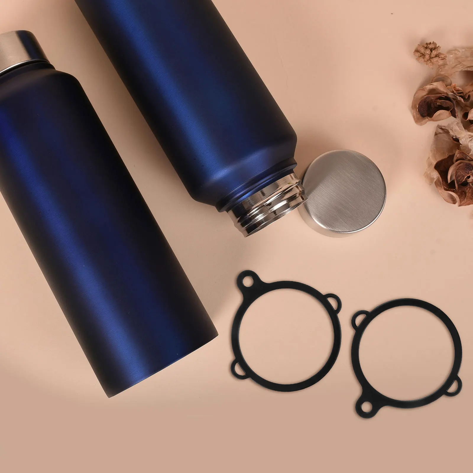 

2Pcs Plastic Resin Sports Bottle Rings 3-Hole Water Kettle Holder Carrier Outdoor Bottle Replacement Accessory