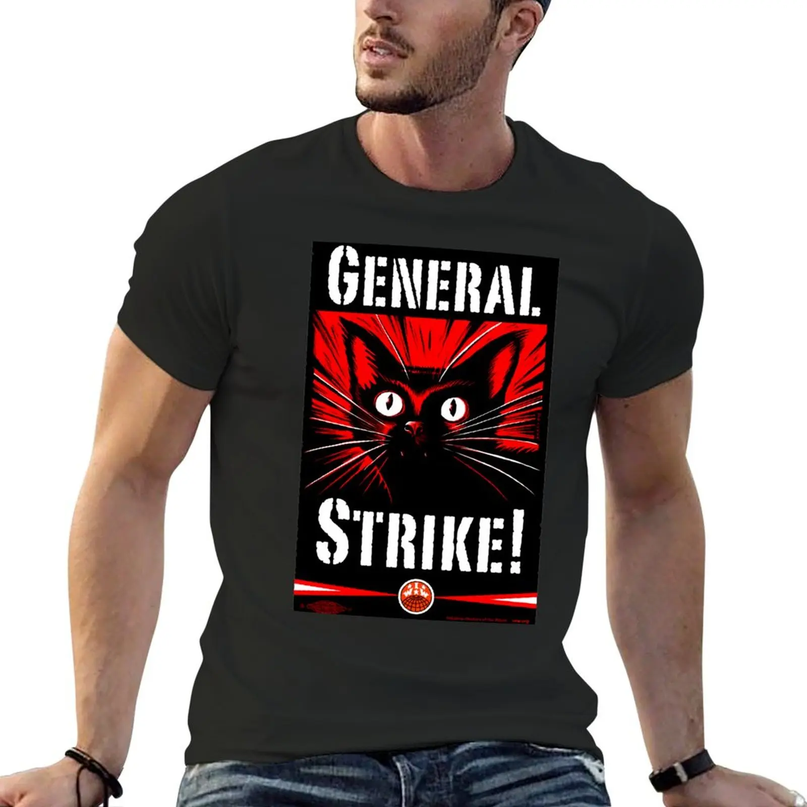

General Strike! T-Shirt anime stuff quick-drying graphic t shirts men