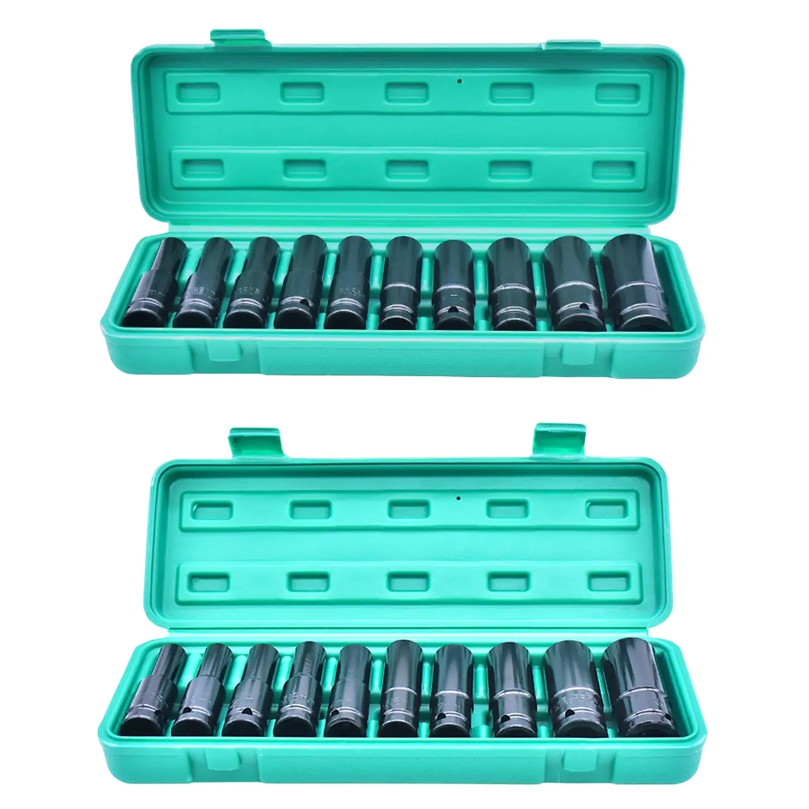 

Набор ударных гайковертов для автомобиля с кейсом для хранения, высокопрочный инструмент для ремонта автомобилей и использования в мастерских