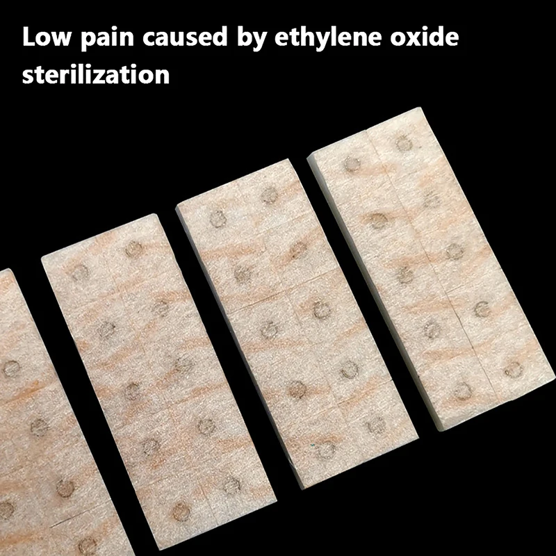 100Pcs/box Disposable Press Needle Ear Seeds Acupuncture Vaccaria Plaster Needles Multi-Condition Ears Seed Acupressure Kit