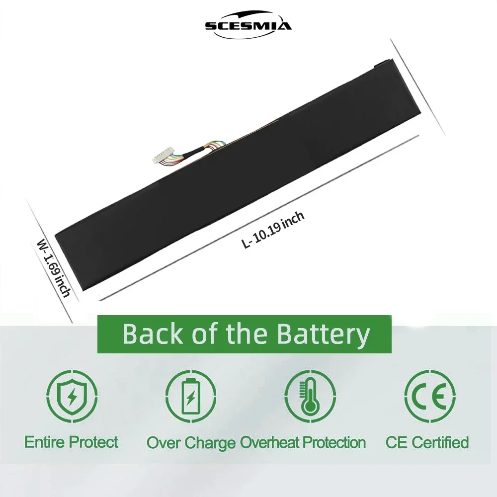 DIY Upgrade 74Wh High Capacity C41N2208 Battery for ASUS ROG Ally RC71L PC71L NR2301L (2023) Z1 Extreme Gaming Handheld