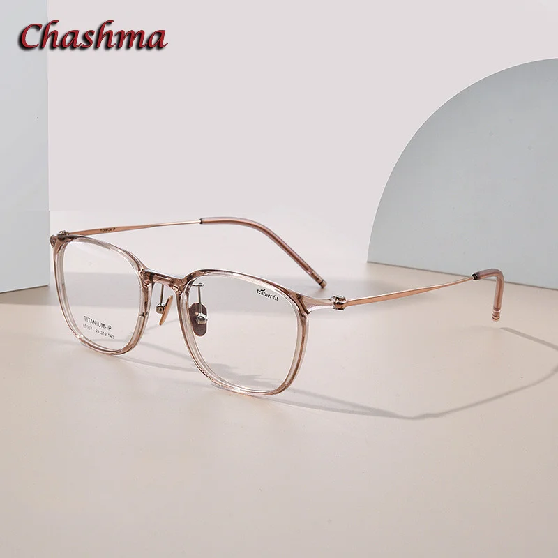 

Chashma Transparen Glasses Myopia tr90 Titanium Frame Women Light Optical Gafas Prescription Eyeglasses Hyperopia Men Spectacles