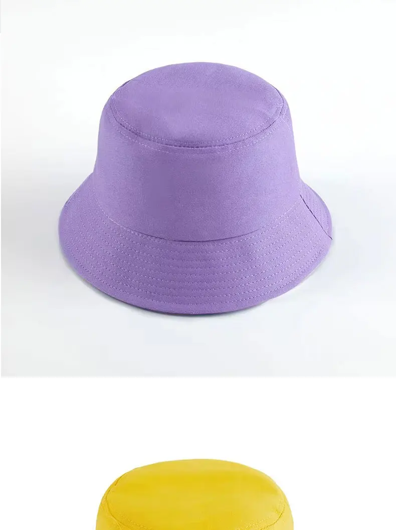 Hut mit individuellem Logo, Fischerhut, Kinder-Fischerhut, personalisierte bestickte Logo-Bucket-Hüte, Kinder-Flachhut, Sonnenhut – Detail 14