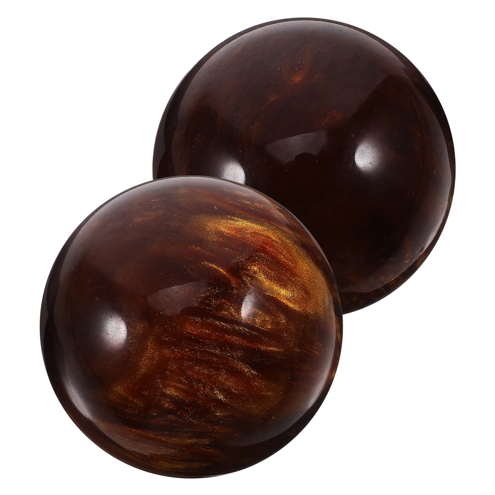 

2 Pcs Health Ball Finger Exercise Balls Hand Massage Chinese Training Massaging
