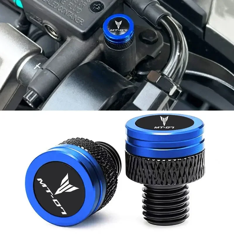 Moto CNC Retrovisore Specchio Laterale Foro Tappo Spina Accessori 2 PZ Per YAMAHA MT-07 MT07 mt 07 tutto l'anno 2017 2018 2019-2025