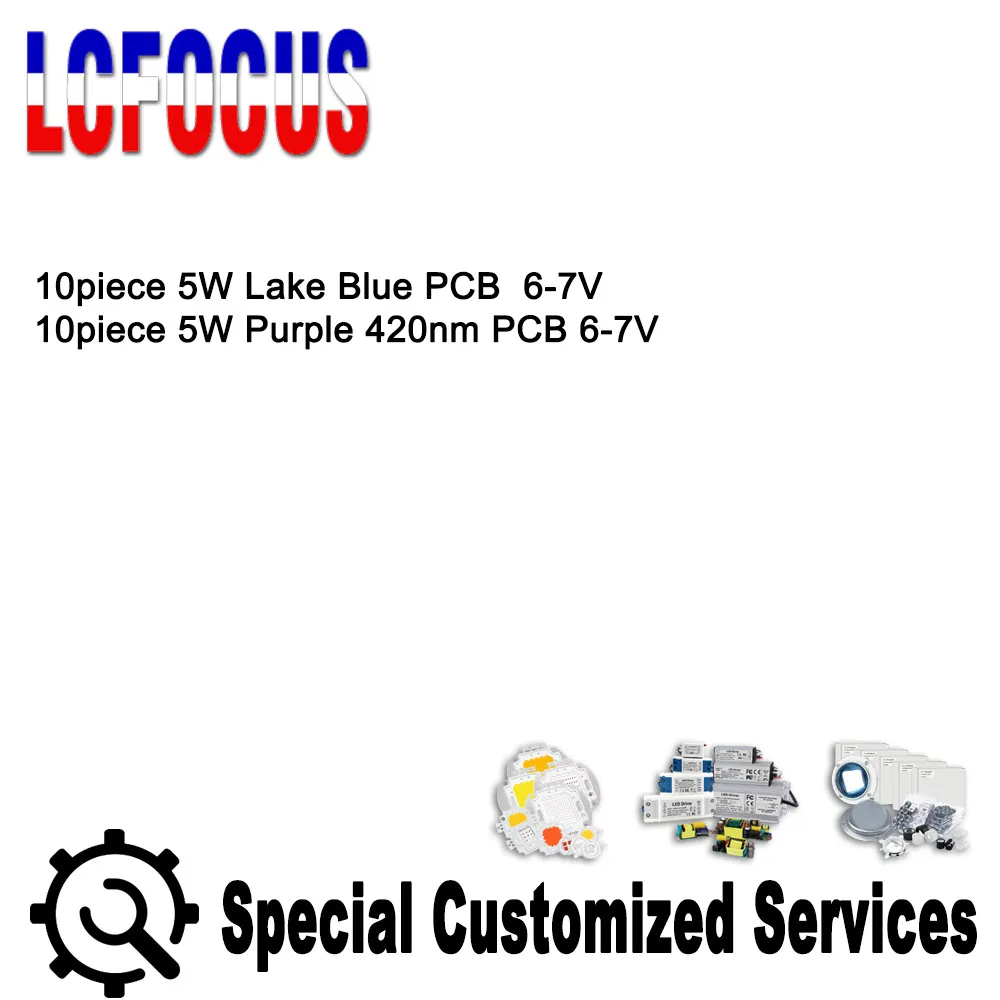 Special Order Cost: 20pcs 5W 6-7v LED