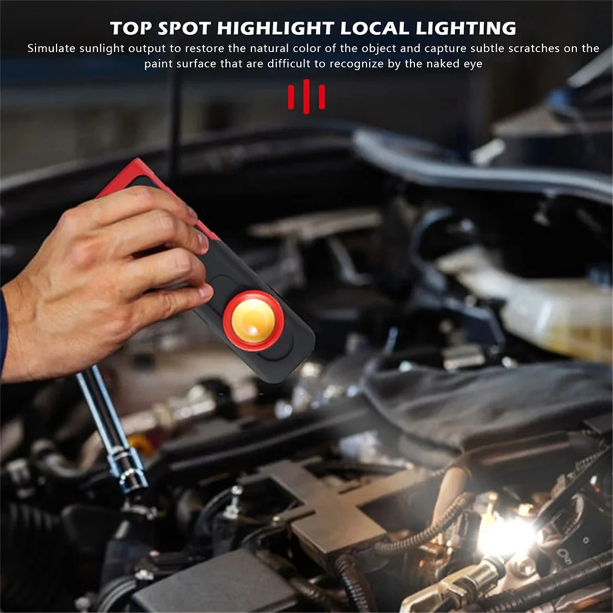 Popular_Car Detailing Tools Car Paint Finish Lamp Auto Repair Working Light