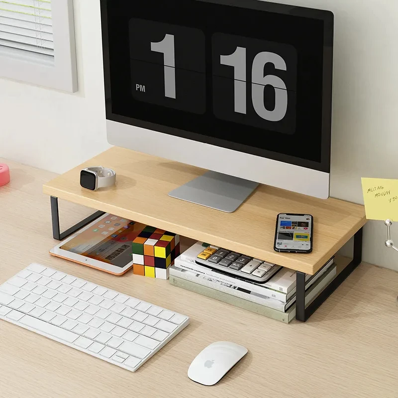 Computer Monitor Elevated Monitor Base Home Office Storage Rack Computer Desktop Storage Rack Office Storage Supplies