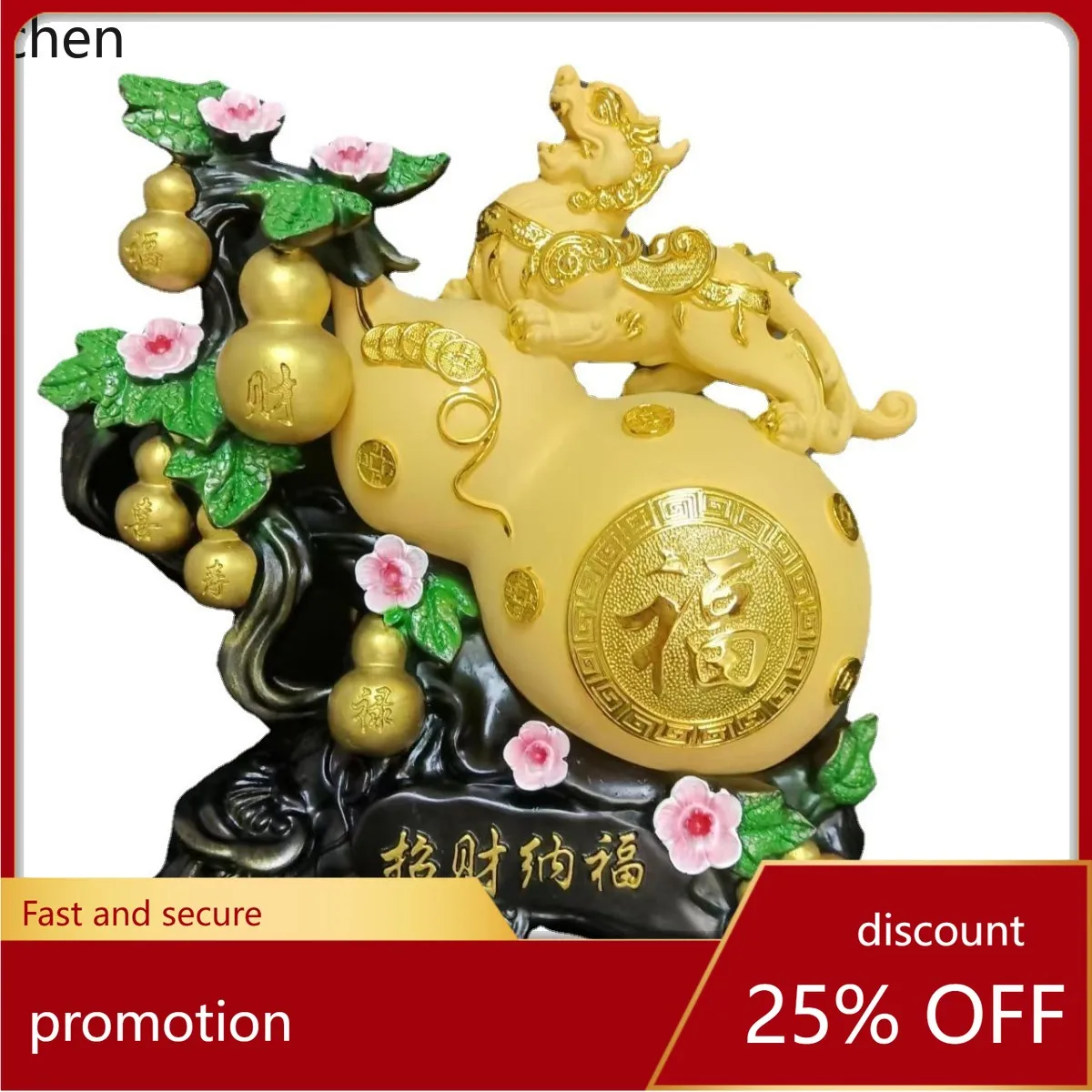 

LXC Fortune Gourd Crafts Wine Cabinet Ornament Opening Gift Housewarming Gift Entrance Decoration Item