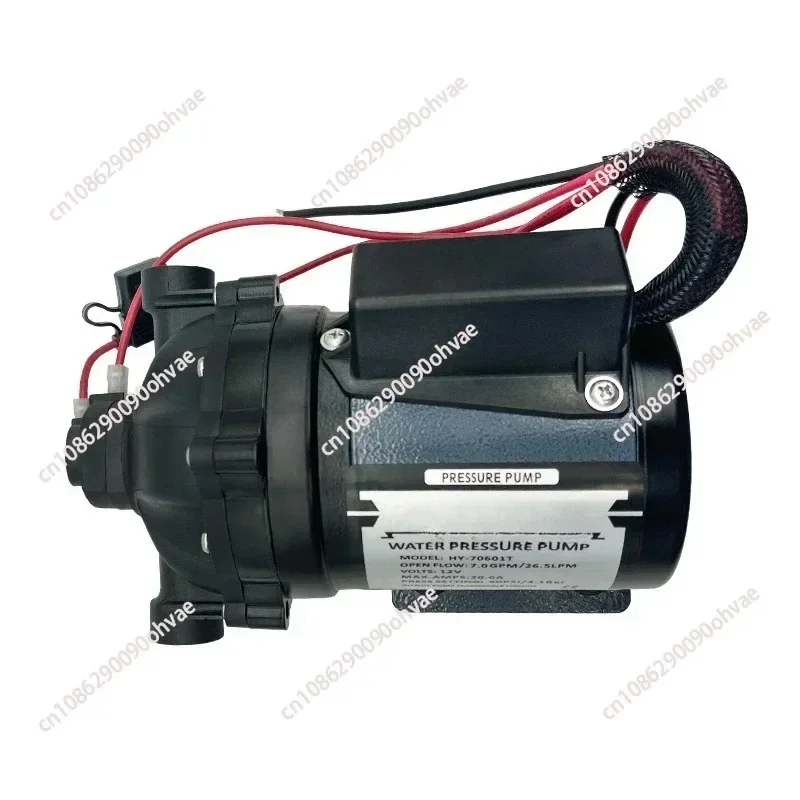 7GPM Water Pump 60PSI HY-70601T Agriculture Diaphragm Pumps 12VDC Small Electric Motor Water Pump