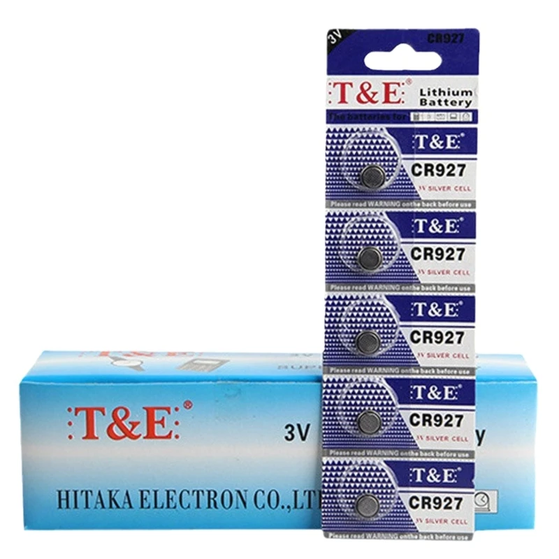 CR927 Batteries 3V Lithium Battery Button Cell for Watch Calculators 5Pcs/10Pcs