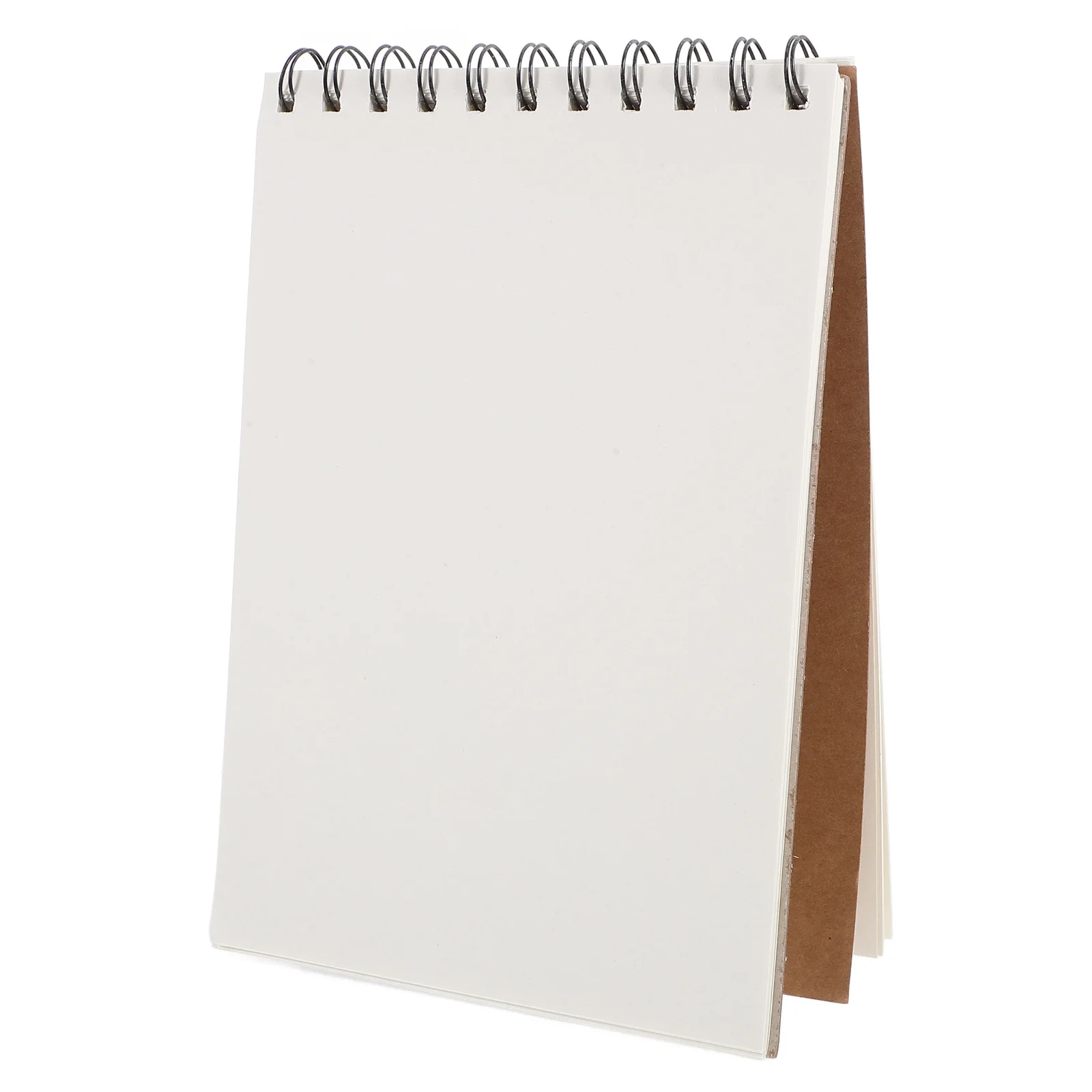 

Student Sketchbook A5 8K 16K Kraft Paper Drawing Pad Spiral Bound Unlined Sketch Notebook Portable Brown Journal for Daily