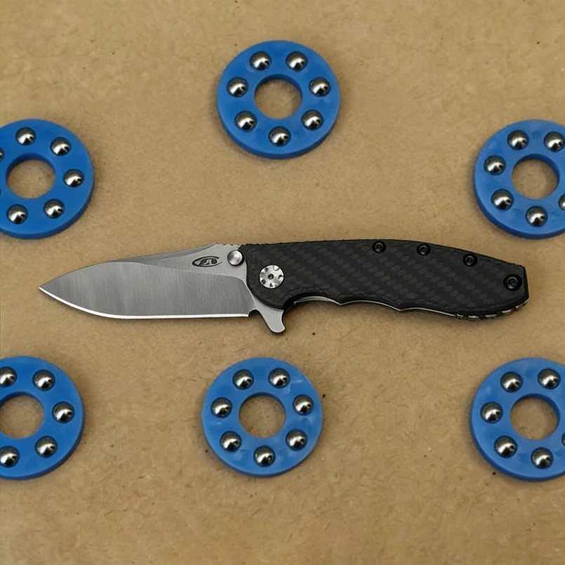 Kinife DIY Make Stainless Steel Ball Flipper Quick Bearing for Zero Tolerance ZT0560 ZT0562 ZT0452 ZT0801 ZT0095 Knives Washers