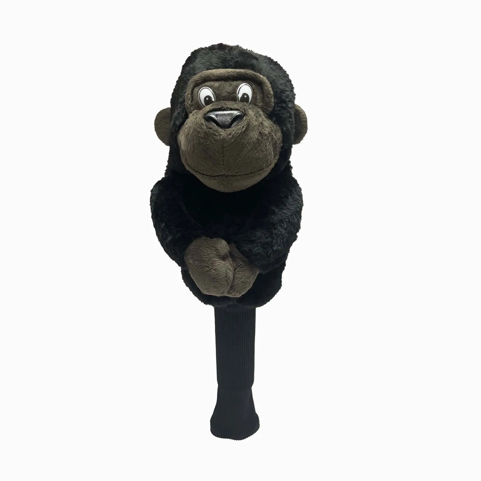 Animal Golf Driver Headcover Soft Plush Gorilla Golf Club Head Cover with Sock Sleeve for Driver Golf Club Head