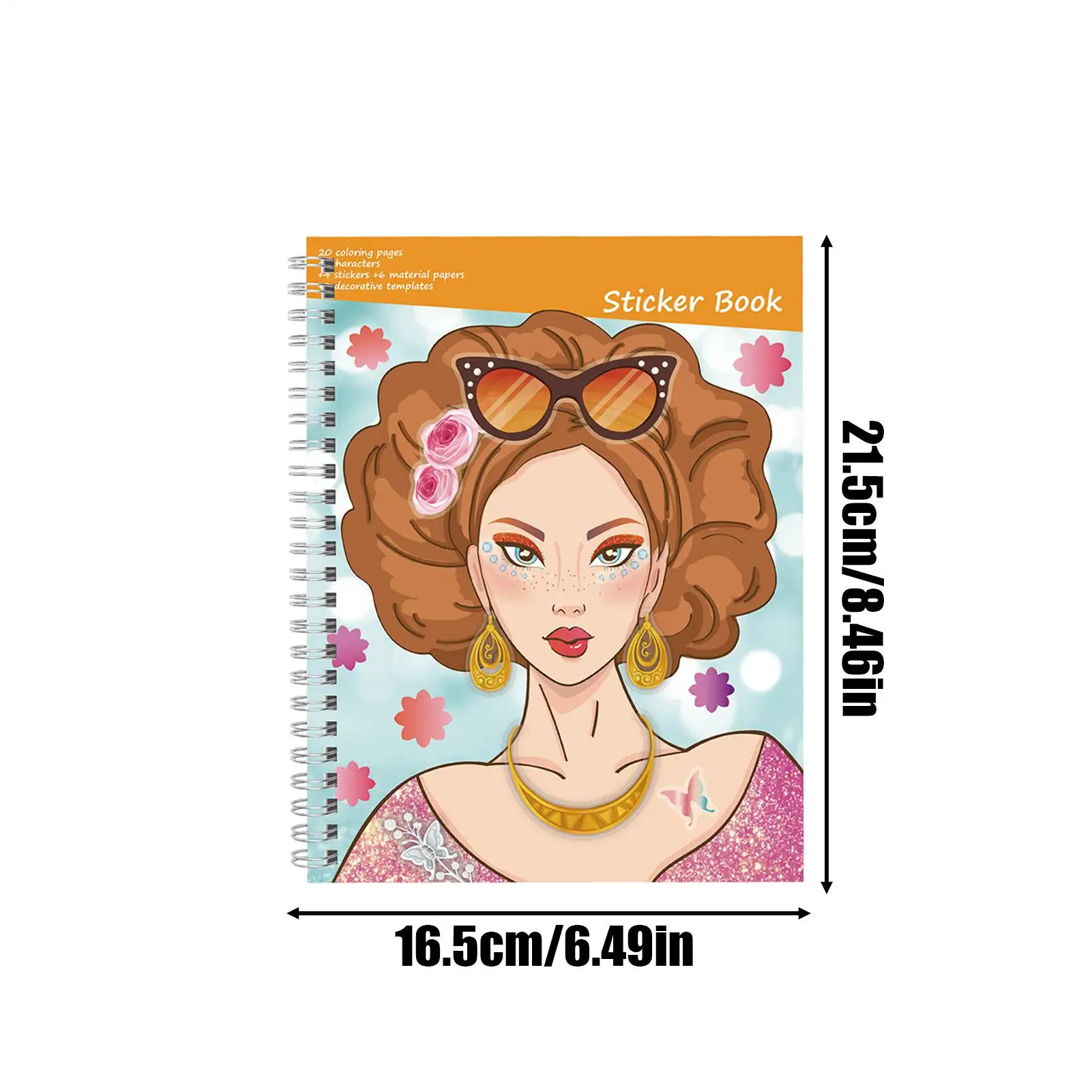 สมุดสติ๊กเกอร์แต่งตัว ระบายสี ชุดสติ๊กเกอร์แต่งตัว เกมเอนได้ Interactive สําหรับเวลาเล่น ครอบครัวก่อนวัยเรียน เด็กผู้ชาย เด็กผู้หญิง วัยรุ่น