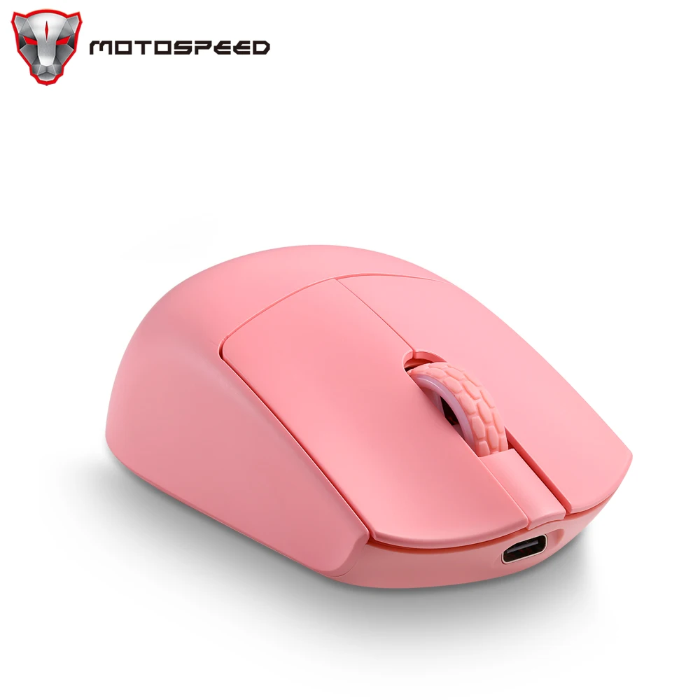 Motospeed Darmoshark M5PRO Bluetooth Wireless Mouse 4K/8K Light Weight Tri-Mode PAW3950 Macro Gaming Mouse For Laptop PC Office