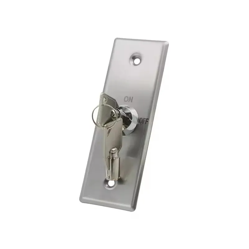 

10pcs Door exit button with key support 4A 110V/ 2A 220V/ Stainless Steel Dimensions:115Lx40W(mm)