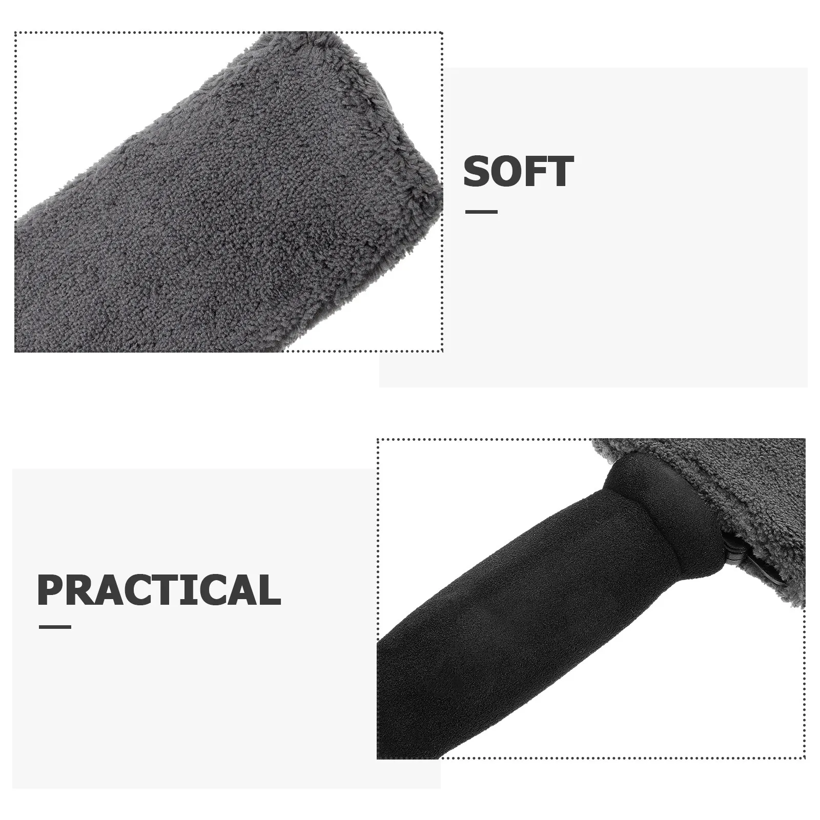 Automotive Interior Cleaning Brush Compact Ergonomic Car Air Vent Dust Brush for Air Conditioner Outlets Crevices Home Office