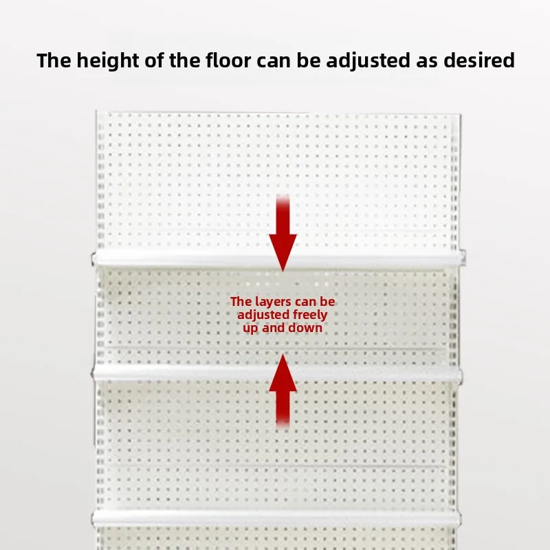 Supermarkt-Regal, Convenience-Store, verdicktes Lochbrett, Ausstellungsregal