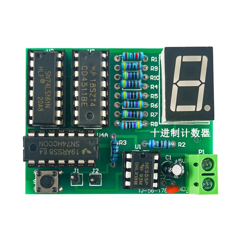 Electronic Components Decimal Counter DIY Welding Kit Training Electronic Skill  Practice for School