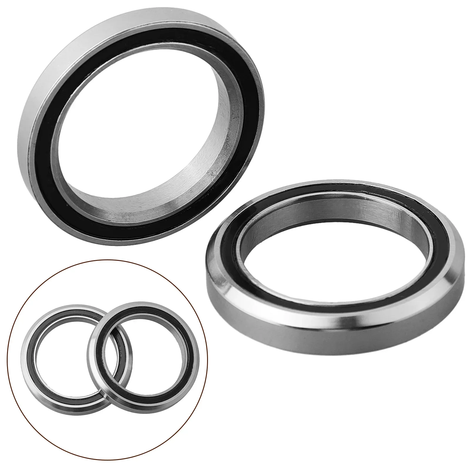 Mountain Bike Headset Bearings 41/52mm Bicycle Bowl Group Seal Bearing Set 2PCs for Low Noise and Higher Accuracy