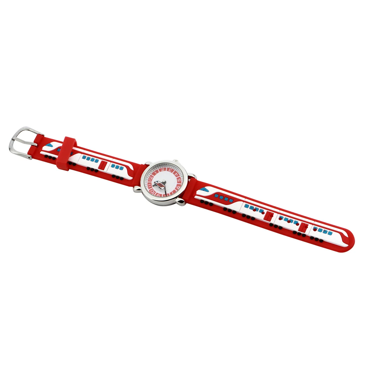 1Pcs Creative Kids Waterproof Wrist Watch Cartoon Pattern Durable Silicone Band Quartz Timekeeping Perfect Gift
