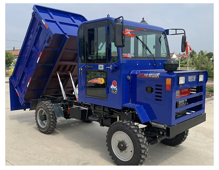 2025 Veicolo agricolo cinese economico Trattore per camion agricolo Piccolo mini camion con cassone ribaltabile da carico diesel per fattoria