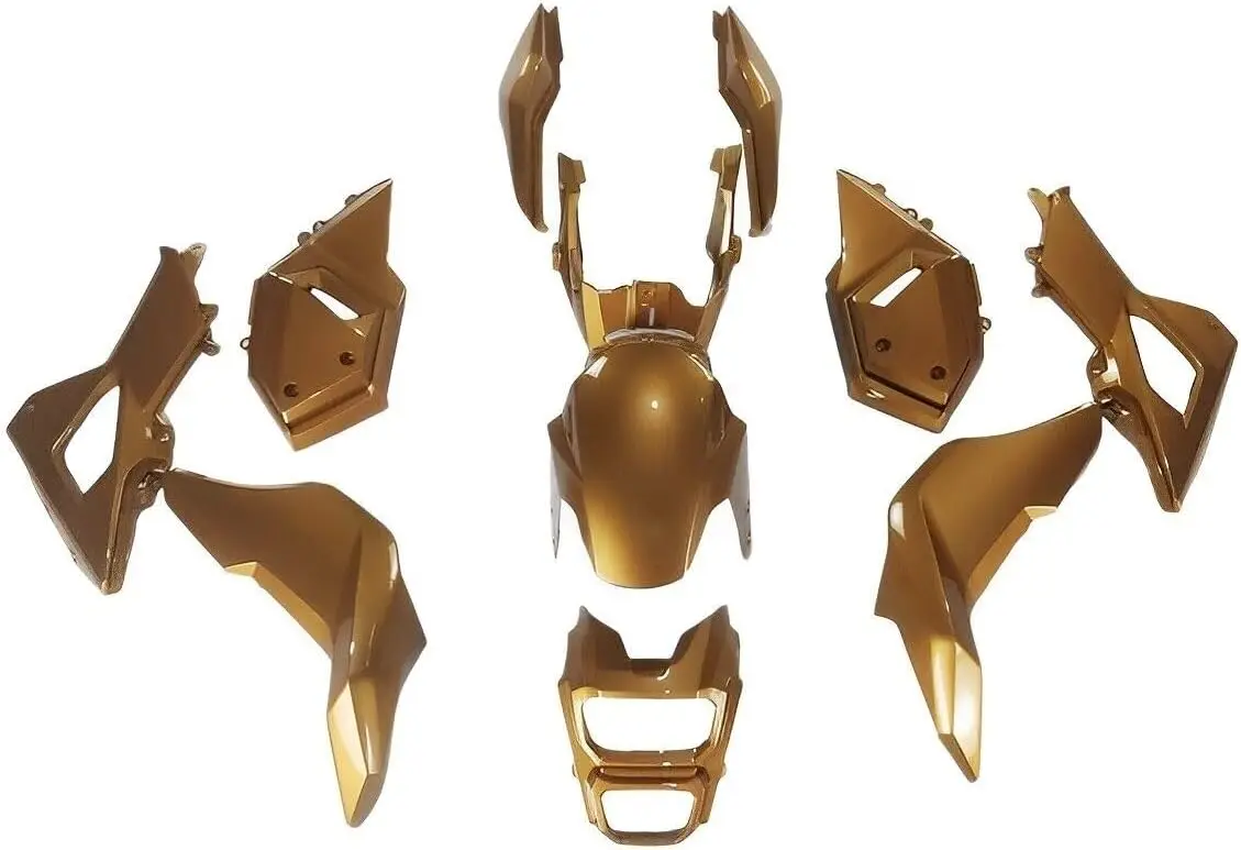 

Gold Fairing Kit Fit for 2016-2020 Honda Grom MSX125 Motorcycle Bodywork 16 17 18 19 20 Grom 125 ABS Injection Plastic Body Fram
