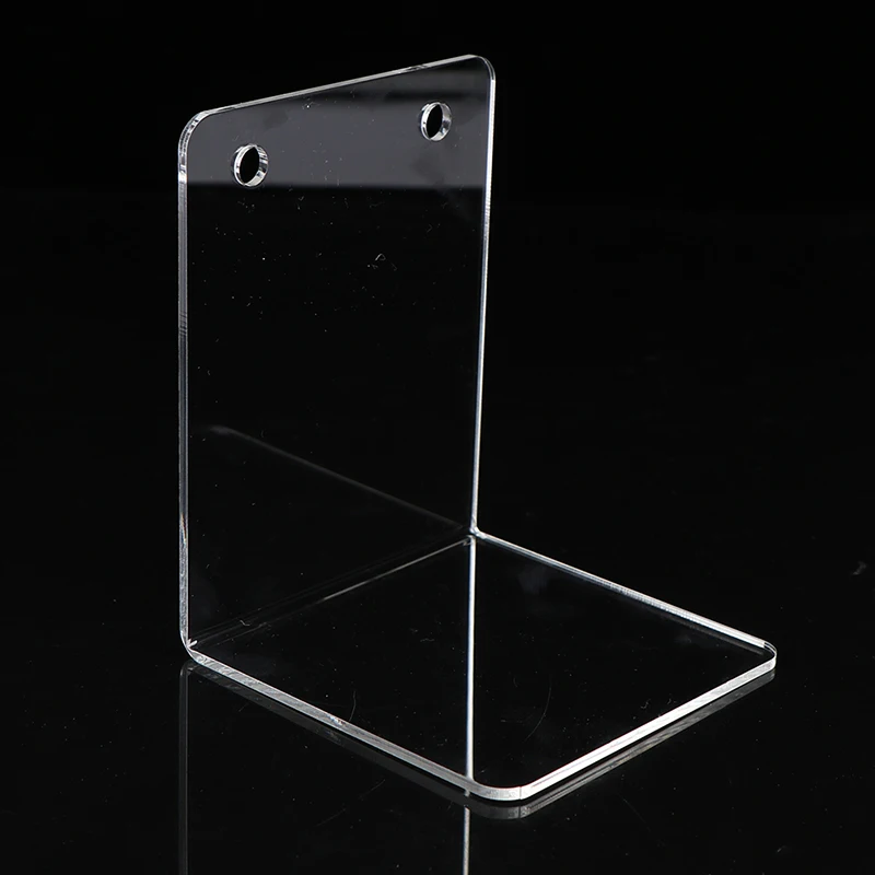 Transparent Acrylic Bookends Stand Bookshelf Desktop Decorative Storage Rack Bookend Book Holder School Stationery