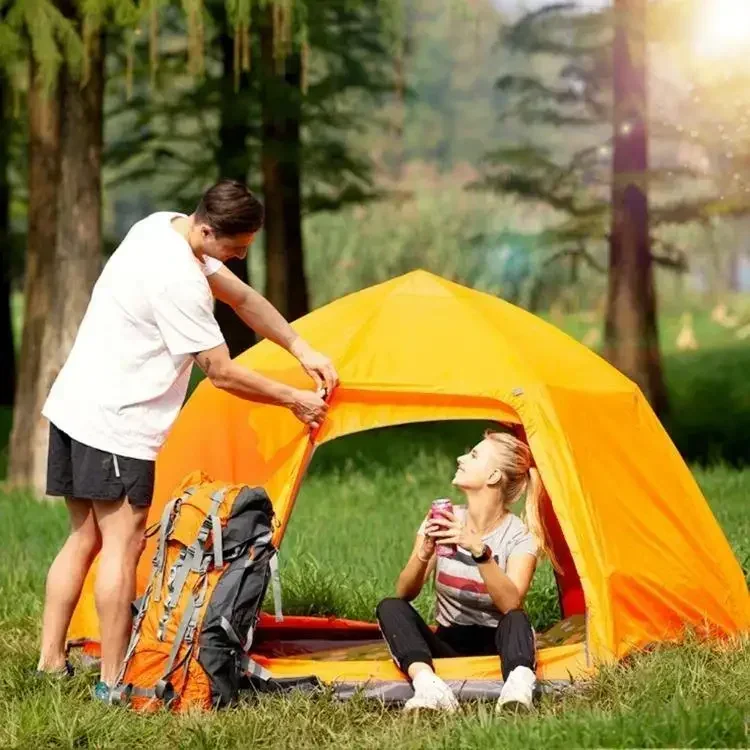 

# 5-8 человек мгновенная всплывающая палатка для кемпинга, непромокаемая, быстрое автоматическое открытие, шестиугольная палатка для пеших прогулок на открытом воздухе