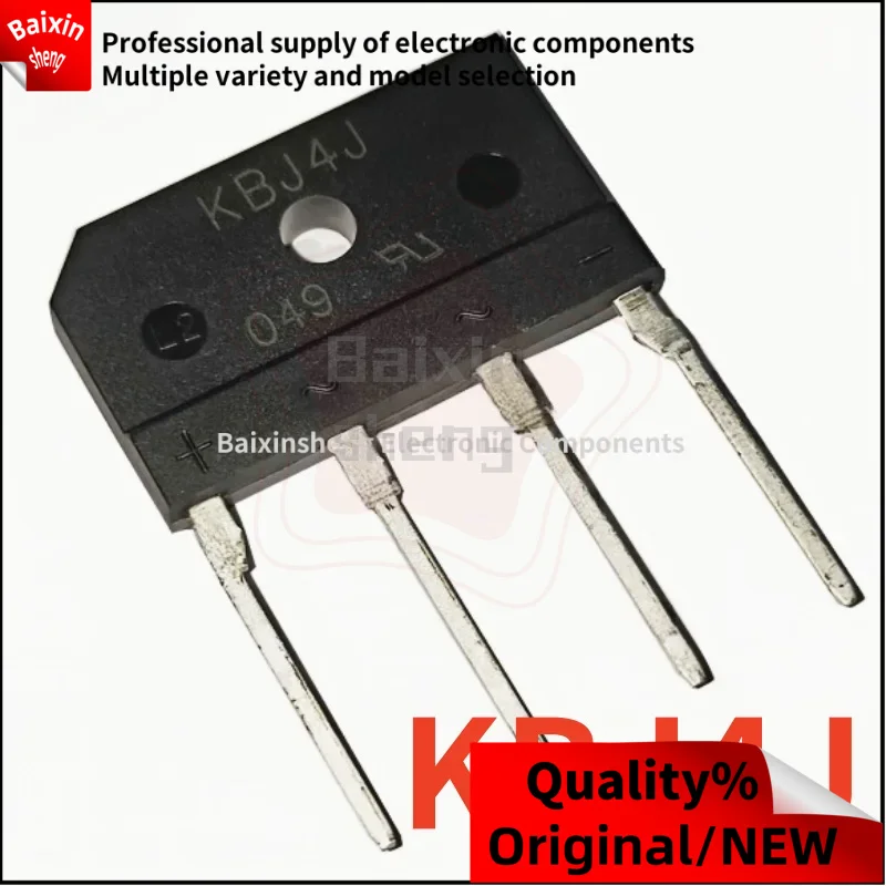 

10PCS Brand new quality KBJ4J Rectified Bridge Stack KBJ4J Universal KBJ406 KBJ4JV Liquid Crystal Full Bridge 4A600V