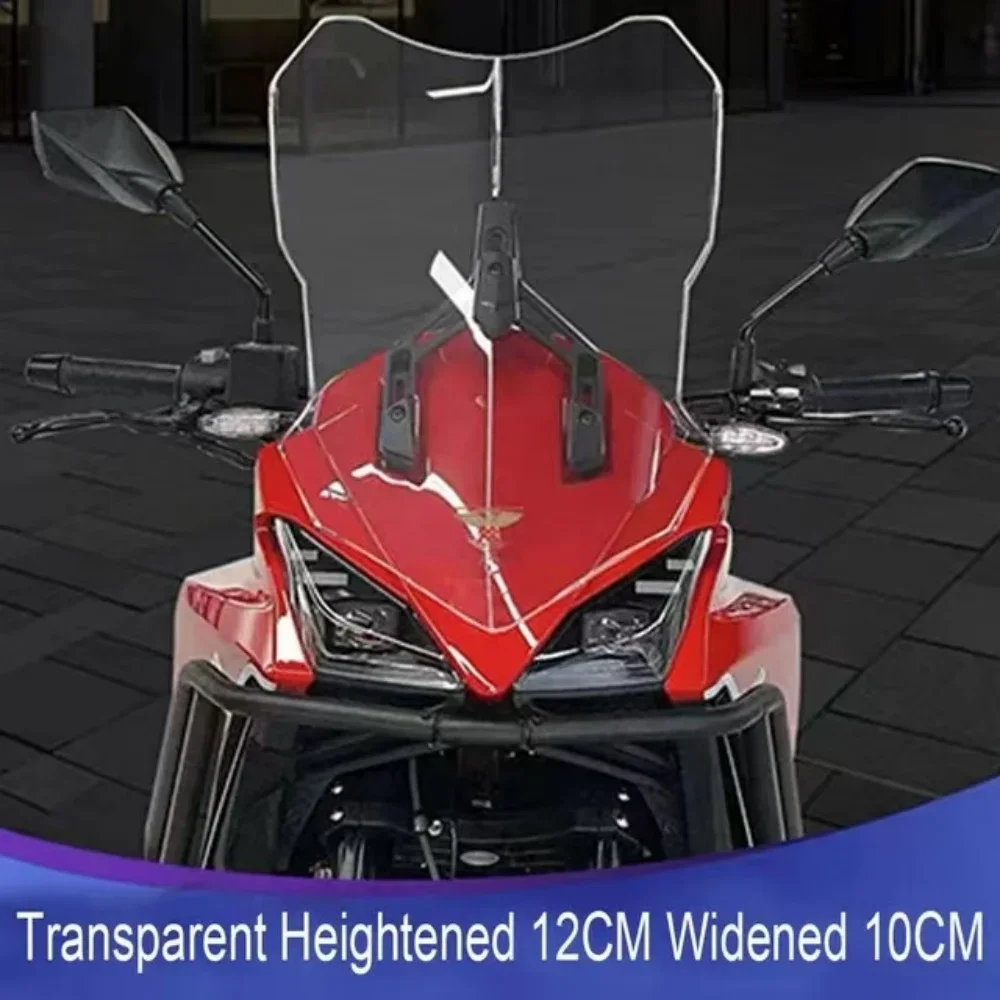 Fit Morini X Cape 650 Motorcycle Heightening Widening Windshield Windscreen Wind Screen Deflector For Morini X-Cape 650 XCape