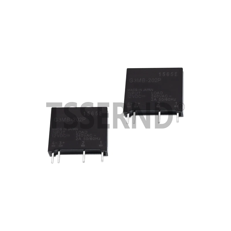1Pcs 5V 12V 24V DC-AC Solid State Relay Module G3MB-202P G3MB 202P PCB SIP SSR AC 240V 2A Snubber Circuit Resistor Relay Switch