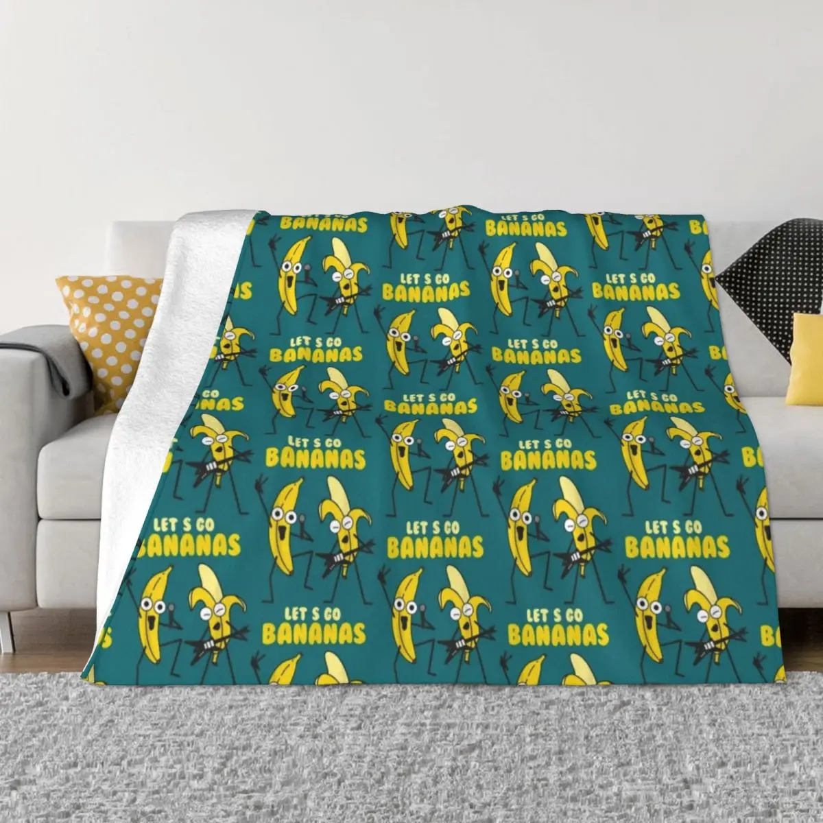 Savannah Bananas (1) Throw Blanket for sofa Sofa manga Thermal Blankets