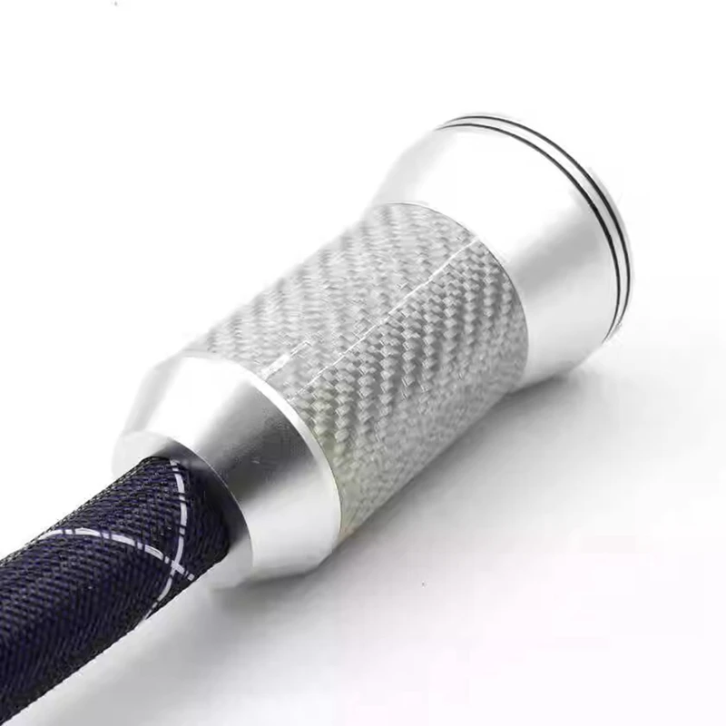 MAKE-Flux-50 NCF Power Filter Nano Crystal Rhodium Plating Nonmagnetic FI-50R NCF Connector IEC320 To C15 Plug