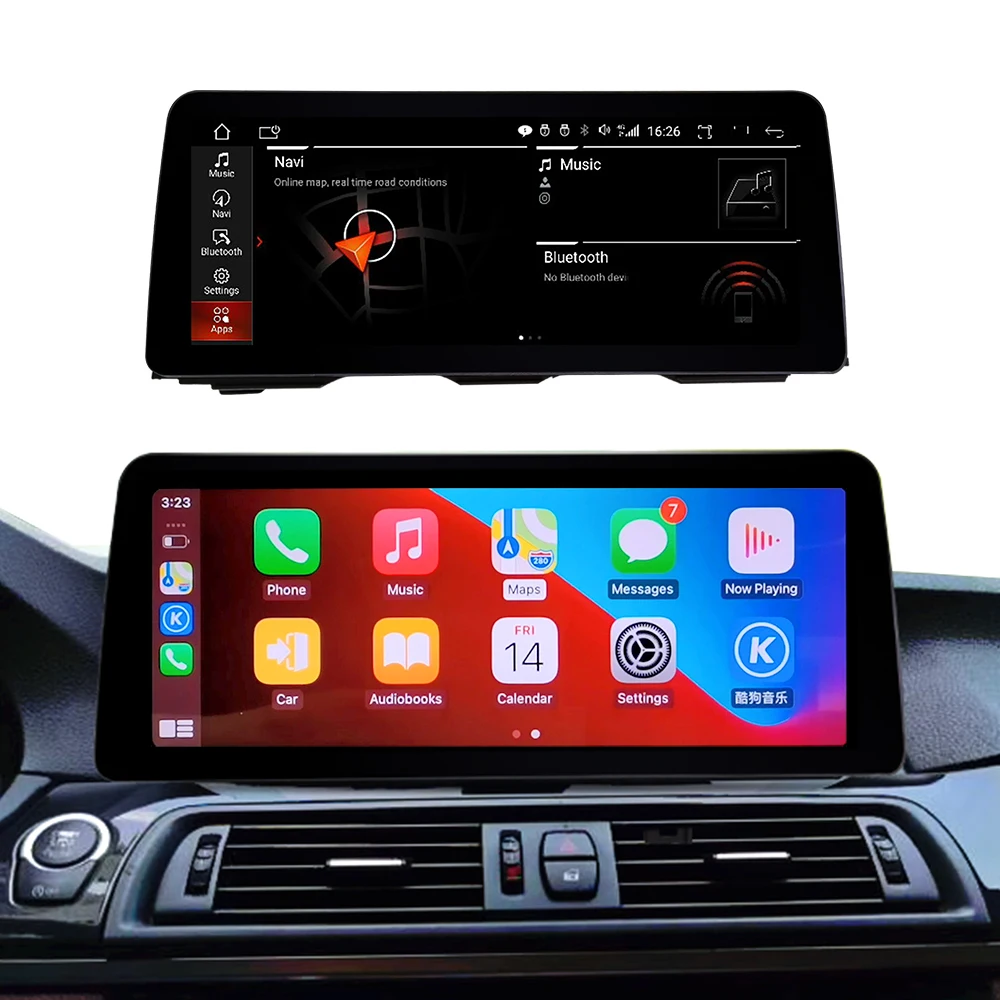 12.3inch  Android 11 car GPS Navigation Multimedia Radio dvd  Player for BMW 5 Series F10 F11 2011-2016 CIC/NBT  Carplay WIFI 4G