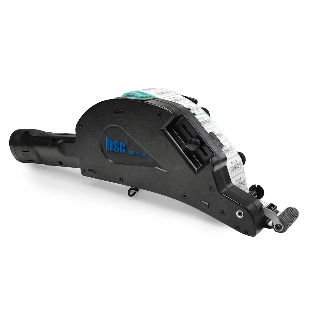 ワイヤレスハンドヘルドラベリングマシン EA40 ポータブルラベリングマシンバッテリー駆動ハンドラベラー工業用ステッカーマシン