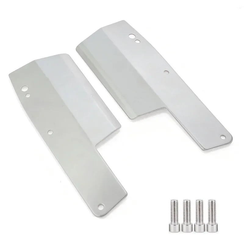 Stainless Steel Rear Mud Guards for ARRMA 1/7 1/8 Kraton Outcast Notorious Fireteam Big Rock, Durable Metal Upgrade, Crash Prote