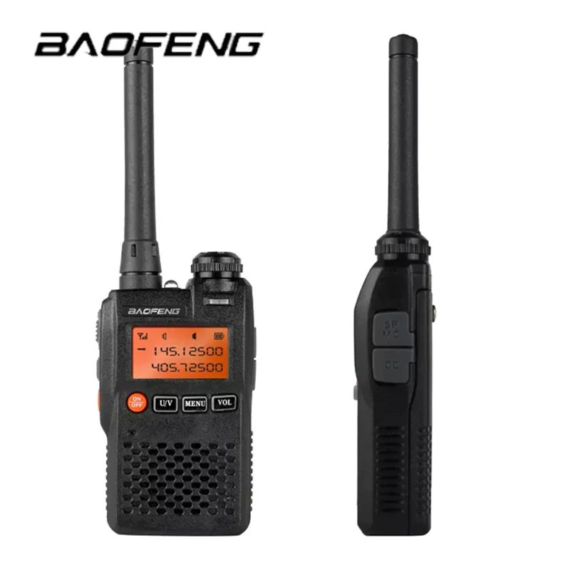 BAOFENG Radio jambon Uv-3r Baofeng Uv-3r + UHF VHF Radio bidirectionnelle mobile bande de touristes Portable Déterminer Talkie Walperforé