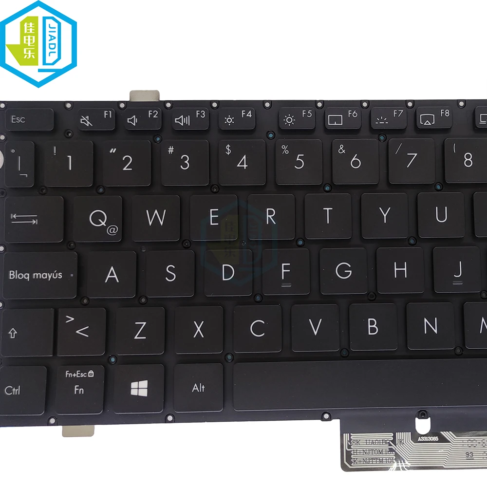 Imagem -05 - Laptop Latin Brazilian Keyboard Backlight Substituição de Teclados para Asus W7600 Studiobook Pro 16 W5600q2a H5600qe H7600z