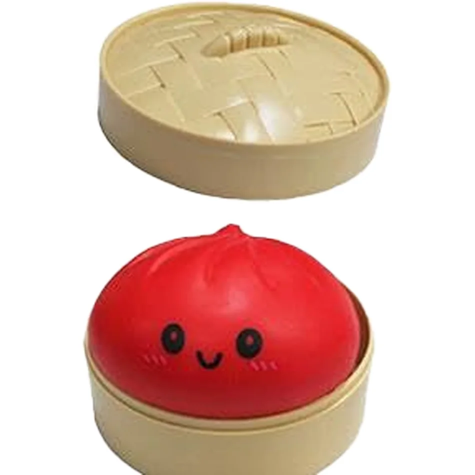 Blind Box Colorful Simulated Dumpling Squishy Relaxing Relieve Anxiety Antistress Enhance Happiness Rebound Squeeze Reliever Toy