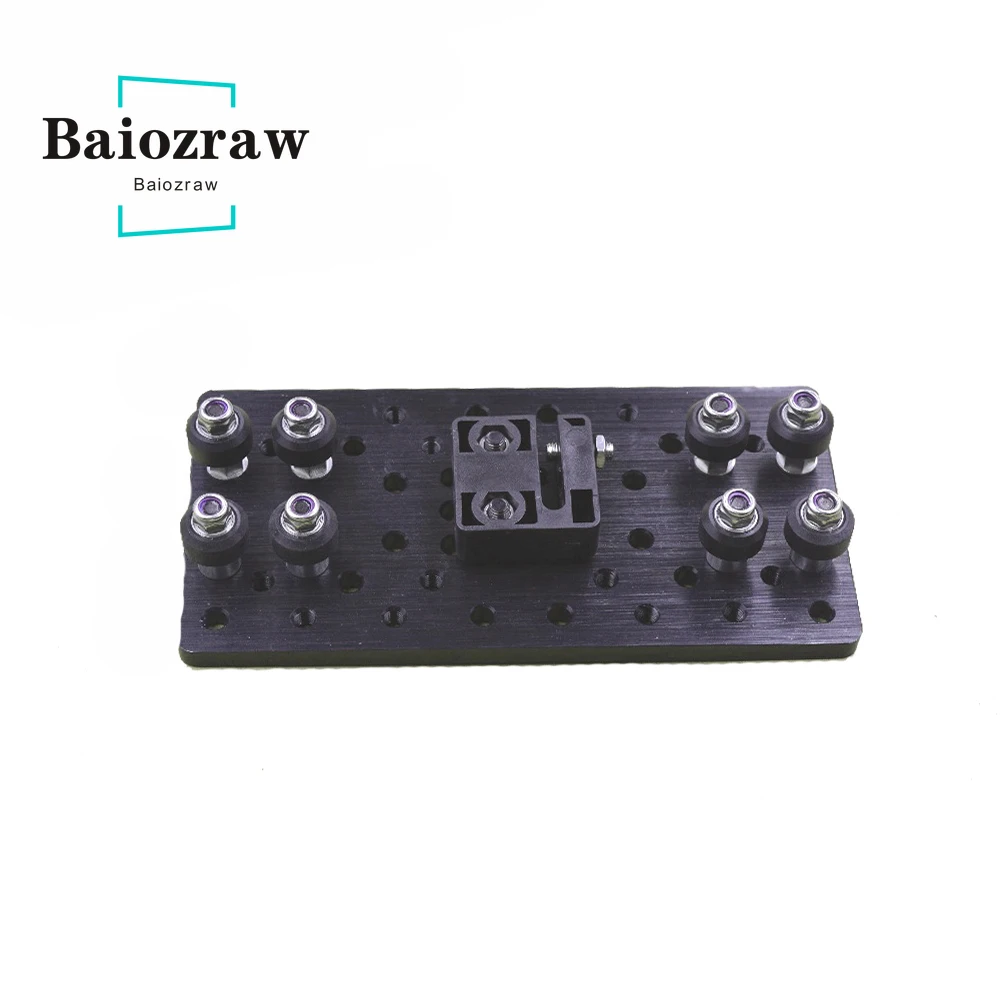 3D Printer Openbuilds Aluminum Plate C-beam Two Times Width Construction Board with Pulley Mounting  Batter  Set